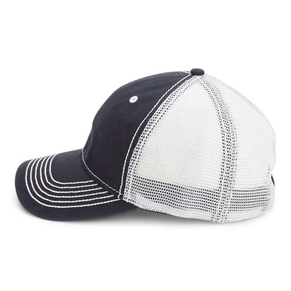 Paramount Apparel Navy/White Heavy Washed Cap