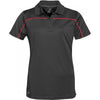 Stormtech Women's Black/Scarlet Velocity Sport Polo