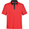 Stormtech Men's Scarlet/Black Odyssey Performance Polo