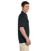 Jerzees Men's Black 6.1 Oz. Heavyweight Cotton Jersey Polo