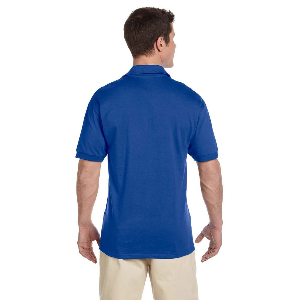 Jerzees Men's Royal 6.1 Oz. Heavyweight Cotton Jersey Polo