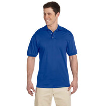 Jerzees Men's Royal 6.1 Oz. Heavyweight Cotton Jersey Polo
