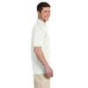 Jerzees Men's White 6.1 Oz. Heavyweight Cotton Jersey Polo