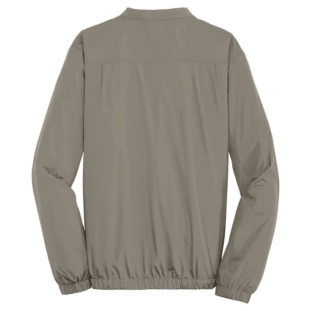 Port Authority Men's Stratus Grey Zephyr V-Neck Pullover