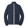 Port Authority Men's Dress Blue Navy Zephyr Reflective Hit Full-Zip Jacket