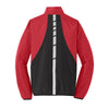 Port Authority Men's Rich Red/Deep Black Zephyr Reflective Hit Full-Zip Jacket