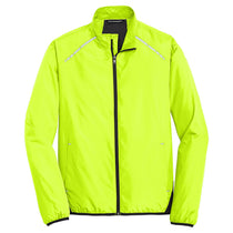 Port Authority Men's Safety Yellow/Deep Black Zephyr Reflective Hit Full-Zip Jacket