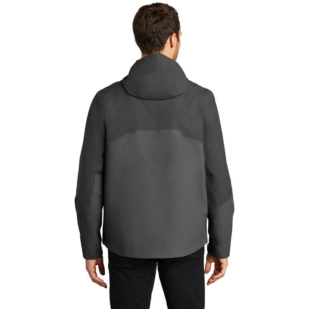 Port Authority Men's Storm Grey/Shadow Grey Tech Rain Jacket