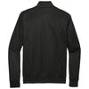 Sport-Tek Men's Black/Black Tricot Track Jacket