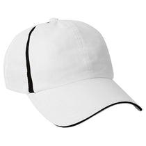 Kate Lord White/Black Microfiber Cap