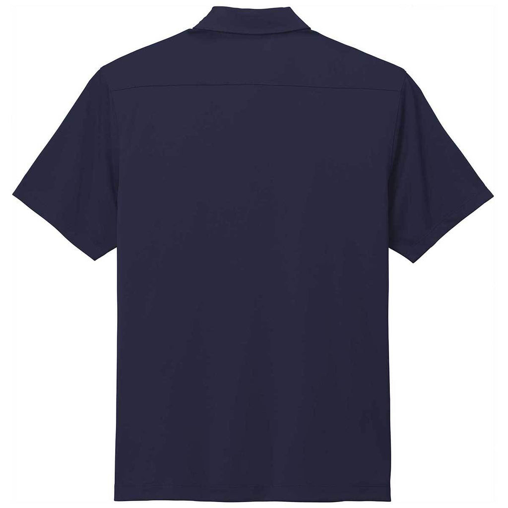 Port Authority Men's True Navy UV Choice Pique Polo