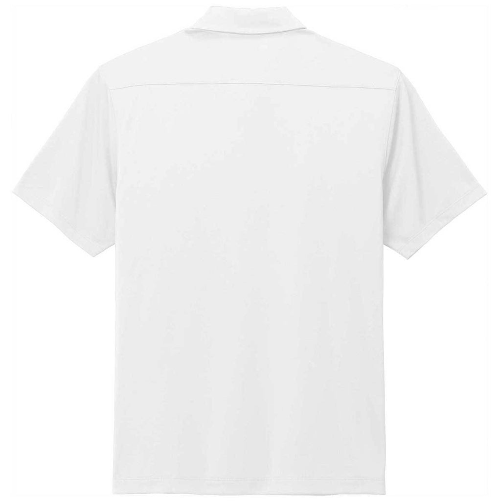 Port Authority Men's White UV Choice Pique Polo