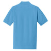 Port & Company Men's Aquatic Blue Ring Spun Pique Polo