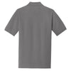 Port & Company Men's Medium Grey Ring Spun Pique Polo