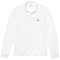 Lacoste Men's White Long Sleeve Classic Pique Polo