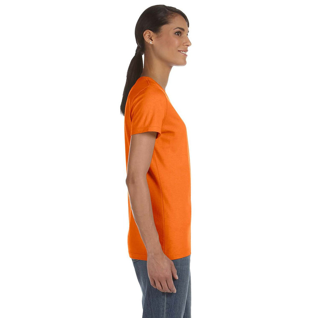 Fruit of the Loom Women's Tennessee Orange 5 oz. HD Cotton T-Shirt
