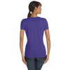 Fruit of the Loom Women's Purple 5 oz. HD Cotton V-Neck T-Shirt