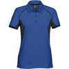 Stormtech Women's Sapphire/Black Laguna Performance Polo