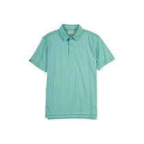 LinkSoul Men's Lab Green/White Avila Short Sleeve Polo