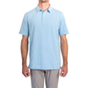 LinkSoul Men's Pool Heather Anza Drytech Short Sleeve Knit Polo