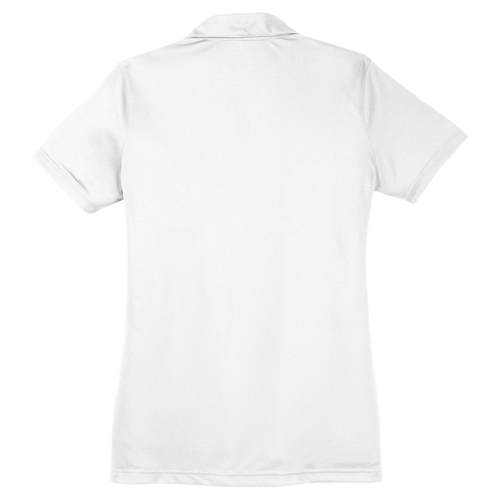 Sport-Tek Women's White PosiCharge Active Textured Polo