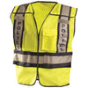 OccuNomix Men's Yellow Premium Solid Public Safety Police Vest