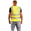 OccuNomix Men's Yellow Premium Flame Resistant Dual Stripe Solid Vest HRC 1