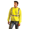 OccuNomix Men's Yellow Classic Lightweight Crew Neck Sweatshirt