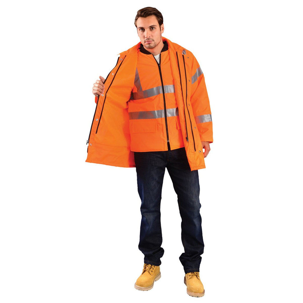 OccuNomix Men's Orange Premium 5-in-1 Parka