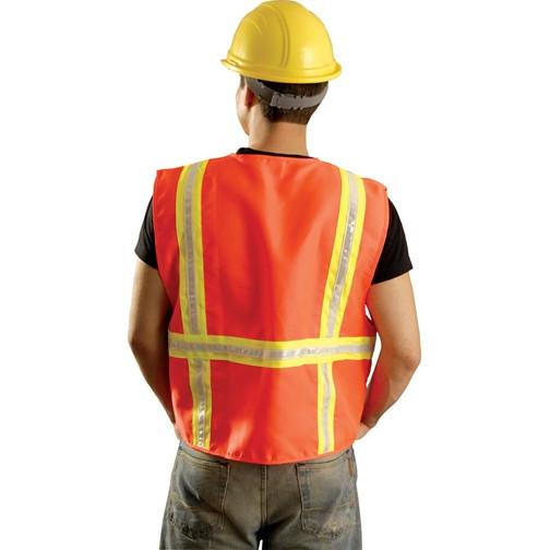 OccuNomix Men's Orange Classic Solid Two-Tone Surveyor