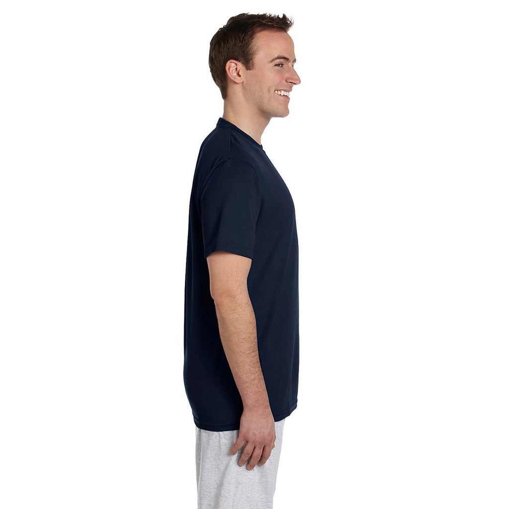 Harriton Men's Navy 4.2 oz. Athletic Sport T-Shirt