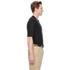 Harriton Men's Black Short-Sleeve Performance Henley