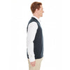 Harriton Men's Dark Navy Pilbloc V-Neck Sweater Vest