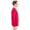 Harriton Men's Red Pilbloc V-Neck Sweater