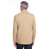 Harriton Men's Khaki StainBloc Pique Fleece Pullover Jacket