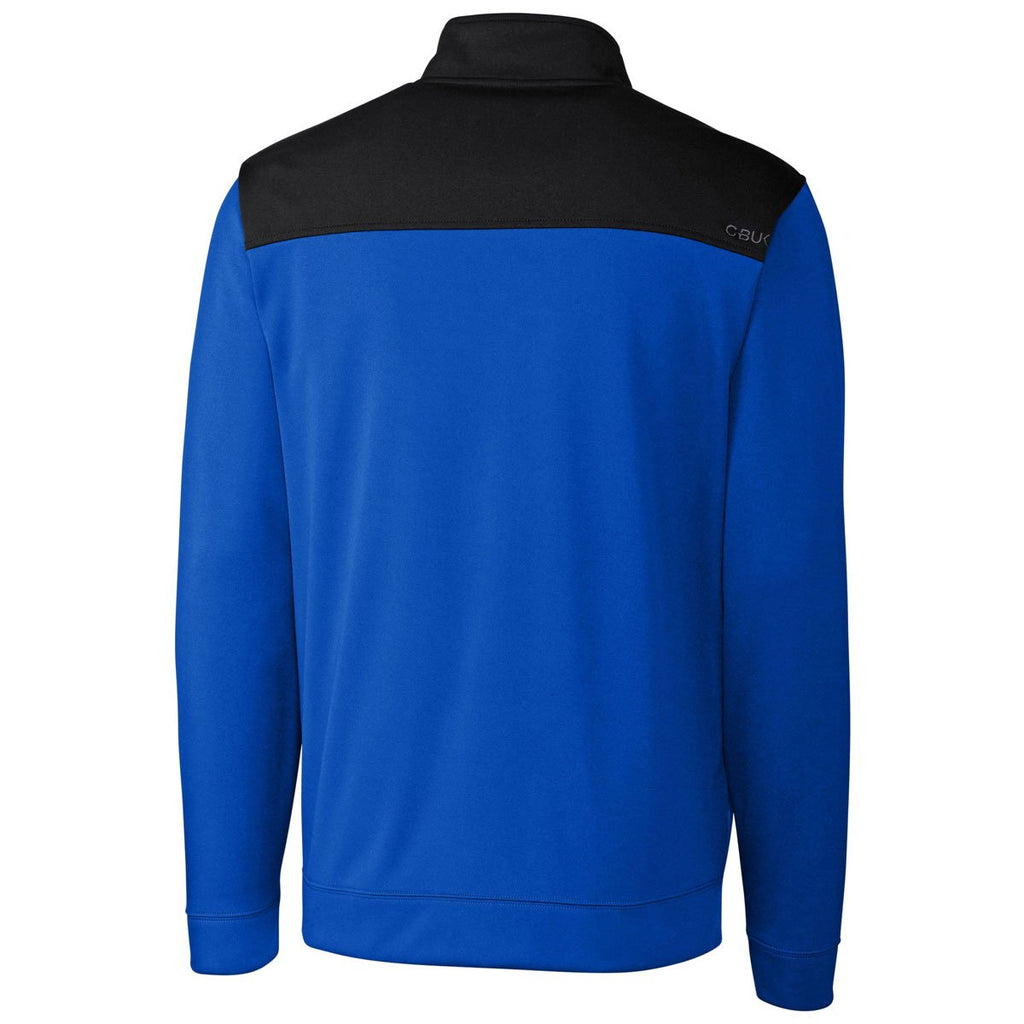 Cutter & Buck Men's Tour Blue/Black Skyridge Half Zip