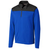 Cutter & Buck Men's Tour Blue/Black Skyridge Half Zip