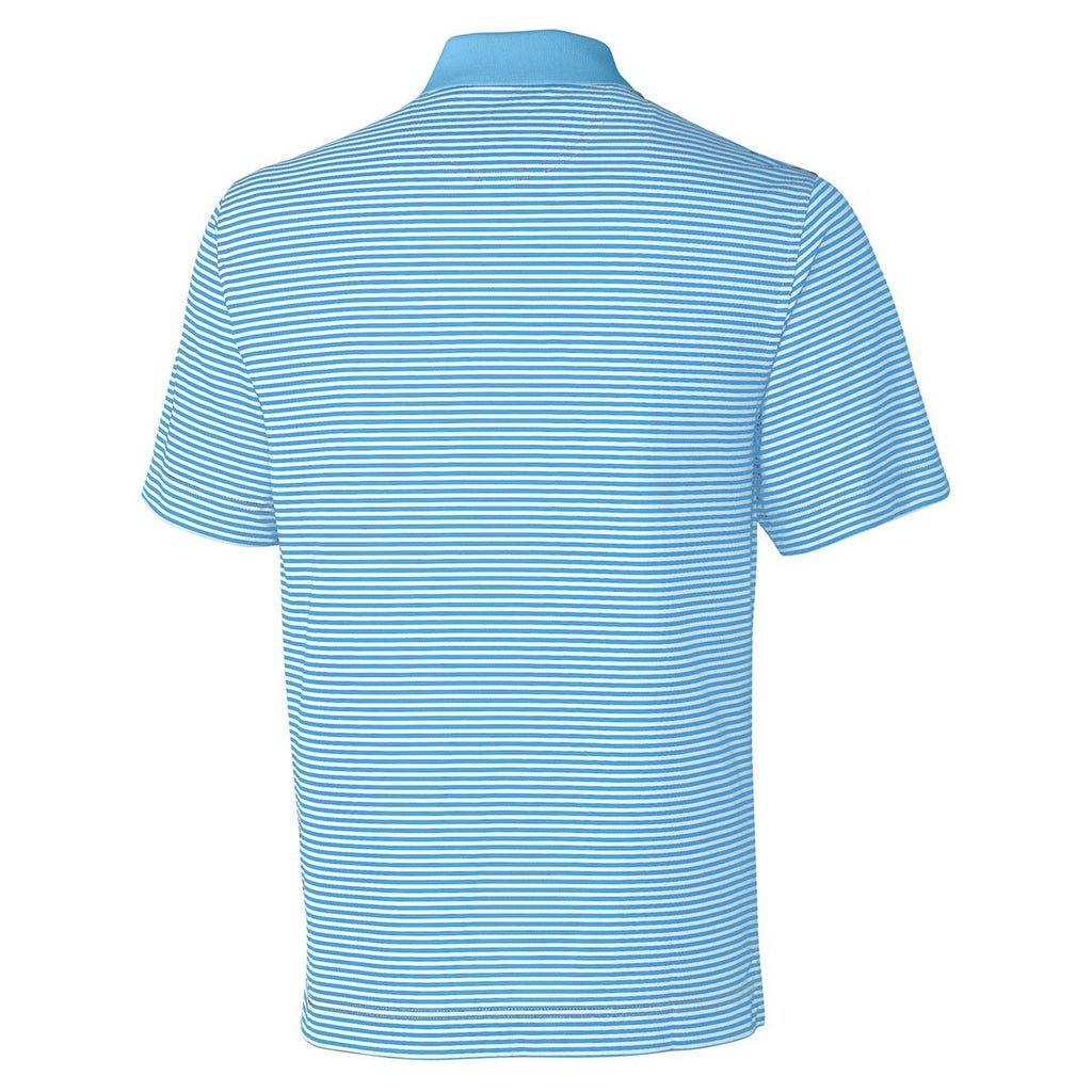 Cutter & Buck Men's Atlas/White DryTec Trevor Stripe Polo