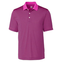 Cutter & Buck Men's Refresh/Navy Blue DryTec Trevor Stripe Polo