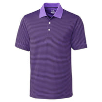 Cutter & Buck Men's Valor/Black DryTec Trevor Stripe Polo