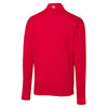 Cutter & Buck Men's Red DryTec Evergreen Reversible Half-Zip
