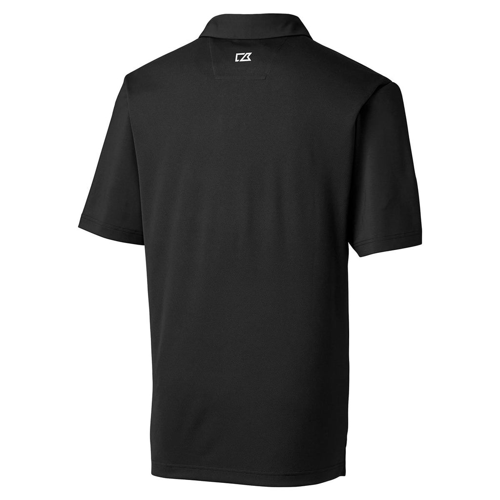 Cutter & Buck Men's Black DryTec Fusion Polo