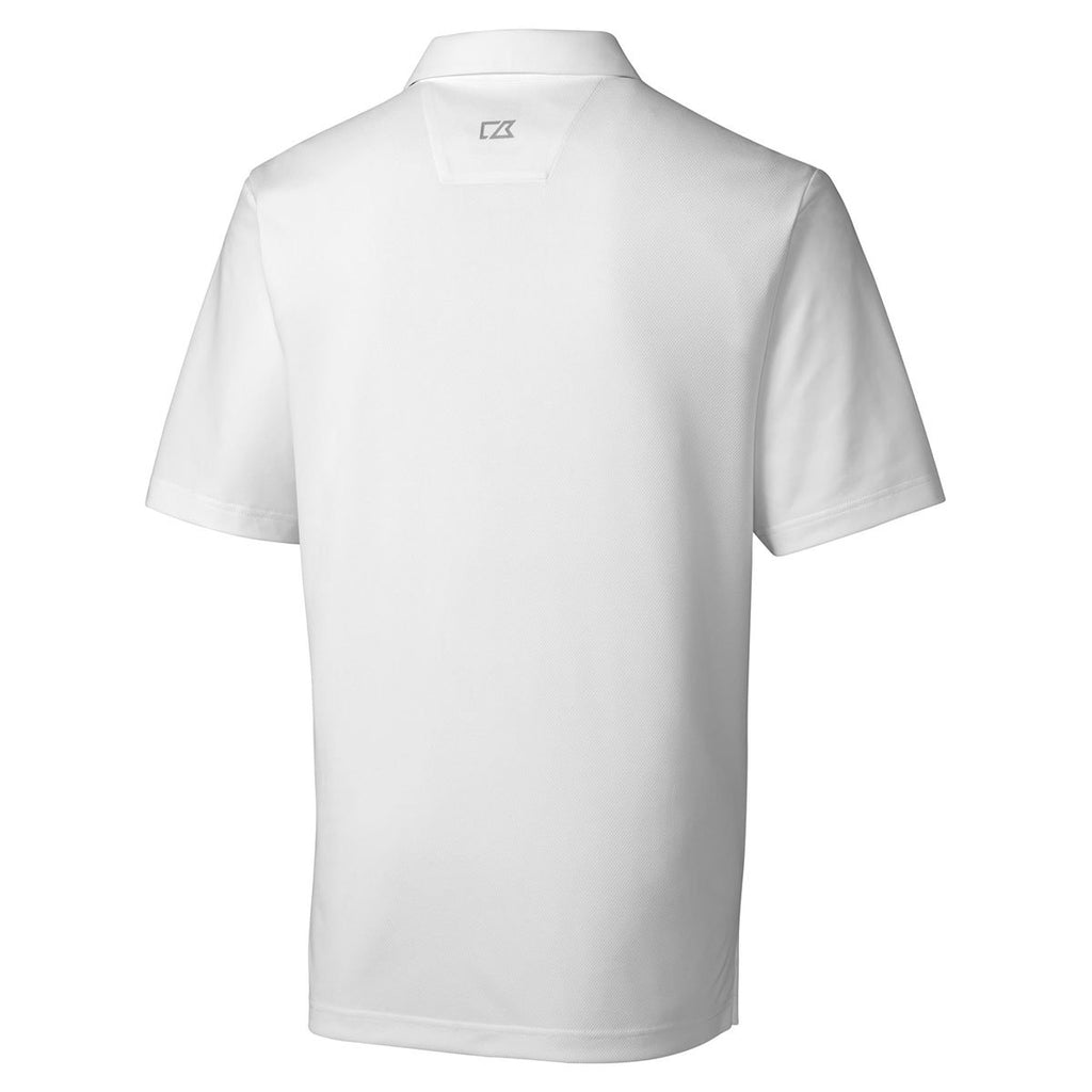 Cutter & Buck Men's White DryTec Fusion Polo