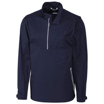 Cutter & Buck Men's Liberty Navy Fairway Long Sleeve Half Zip