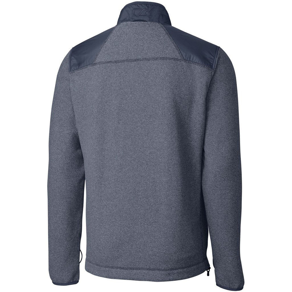 Cutter & Buck Men's Liberty Navy Cedar Park Full Zip