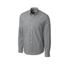 Cutter & Buck Men's Charcoal L/S Epic Easy Care Gingham Dress Shirt