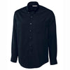 Cutter & Buck Men's Navy Easy Care Twill Dress Shirt