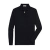 Peter Millar Men's Black Interlock Quarter Zip