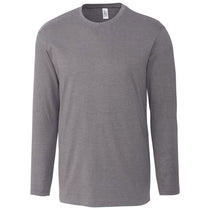 Clique Men's Grey Heather Long Sleeve Phoenix Tee