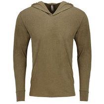 Next Level Unisex Military Green Triblend Long Sleeve Hoodie